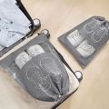 Pack of 10 Shoe Storage Box, Shoe Storage Bag Clear Plastic Stackable Shoe Organizer for Closet, Space Saving Foldable Shoe Sneaker Containers Bins Holders Pouch Storage. 