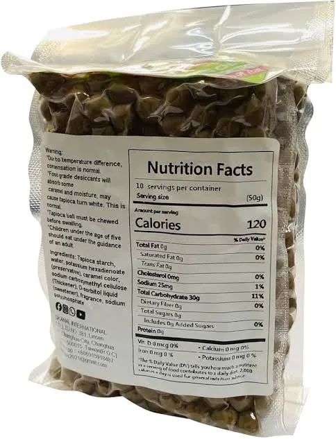 Boba%20Pearls%20Bubble%20Tea%20Black%20Pearl%20Amber%20Boba%20Brown%20Molasses%20Bean%20Milk%20Tea%20Shop%20Commercial%20Raw%20Material%20Homemade%20Domestic%20Dessert%20Wholesale%20Whole%20Box%201kg%20-%20Image%202
