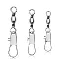 50-100Pcs Swivels Fishing Connector Pin Bearing Rolling Swivel Snap Fastlock Clips Fishhook Fishing Tackle Accessories. 
