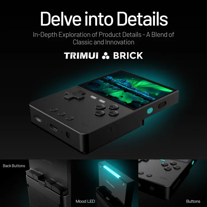 TRIMUI%20BRICK%20CNC%20Metal%20Retro%20Handheld%20Console%203.2"%20%201024x768%20IPS%20Linux%20Mood%20LED%20Free%20Keycap%203000mAh%20WiFi%20%20for%20Game%20Lovers%20-%20Image%203
