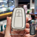 Key Fob Cover Keyring Keychain Lanyard for Toyota Prius Camry Corolla CHR C-HR RAV4 Land Cruiser Prado. 