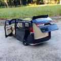 1/24 Scale For Lexus LM300 MPV Model Toy Car Alloy Die Cast With Sound Light Pull Back. 