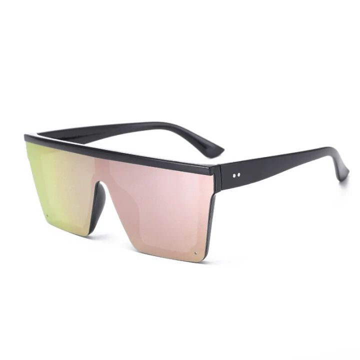 New%20Large-frame%20One-piece%20Sunglasses,%20European%20And%20American%20Fashionable%20Square%20Frame%20Sunglasses%20For%20Women,%20Colorful%20Glasses%20-%20Image%205