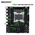MACHINIST X99 Motherboard X99 PR9 Support TPM2.0 LGA 2011-3 Intel Xeon E5 V3&V4 CPU DDR4 RAM SATA/NVME M.2 Slot USB3.0. 