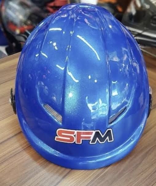 HALF FACE CAP SFM BIKE HELMET FOR MEN & WOMEN - BLUE