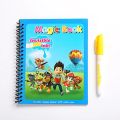 Original Paw Patrol Magic Book Children Creative Graffiti Water Painting Puzzle Toys Anime Dog Model Seal Cartoon Print Gifts. 