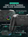 Data Frog Wireless Controller For  Switch OLED/LITE/PC Console Pro Gamepad with Programmable Turbo Function RGB Light. 