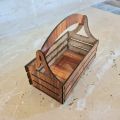 Wooden basket. 