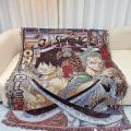 Anime Dragon Ball One Piece Cotton Thread Textile Blanket Casual Blanket Bedhead Blanket Decoration Sofa Cover Decorative Carpet. 