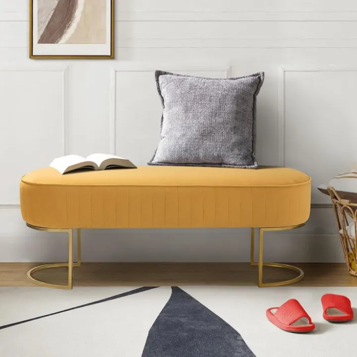 Skyrise-%203%20Seater%20Luxury%20sofa%20sitting%20Stool%20With%20Metal%20Stand-%20sofa%20Chair%20Stool,%20customization%20-%20Image%202