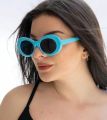 Nains Authentic Clout Goggles Bold Oval Retro Mod Fashion Sunglasses Clout Round Lens. 