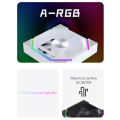 Jungle Leopard Prism XH PC Case Fan 5V 3Pin 120mm  ARGB Cyclic Mirror Light Effect PWM Cooling Lian Fan Li. 
