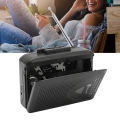 Cassette Player Cassette Player Retro Stereo 2 Charging Methods Portable Tape Player with Clear Speaker for Indoor Outdoor Black. 