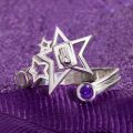 Anime JoJo Bizarre Adventure Ring Kujo Jotaro Cosplay Unisex Adjustable Rings Accessories Jewelry Gift. 