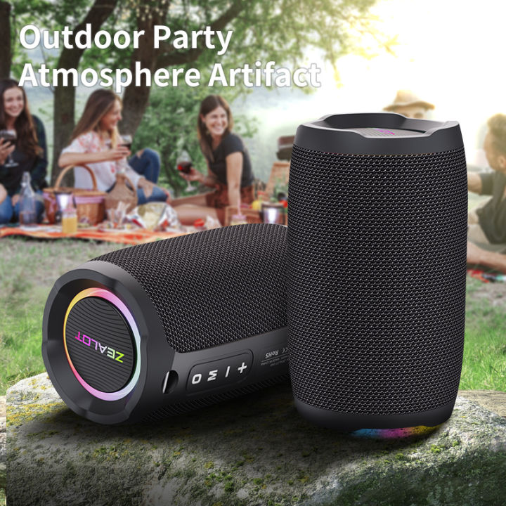 ZEALOT-S49%2010W%20Portable%20Bluetooth%20Speaker%20Stereo%20Sound%20IPX7%20Waterproof%20Wireless%20Bluetooth%205.2%20Excellent%20Bass%20Performance%20-%20Image%206