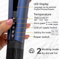 220V Professional Hair Straightener Hair Dryer Heat-Up Flat Negative Ion Iron Lasting Styling Straightener 2 in 1 With display. 