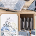 4pcs/set Portable Travel Packing Bag Thickened Waterproof Clothes Compression Storage Bag Shoes Clothes Travel Bags Packing Cube. 