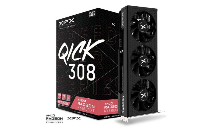 Amd Radeon Rx 6600 XT QICK 308 XFX Speedster 3 fans variant 10/10 just ...