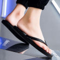 High Quality Men's Flip Flops Summer Light Beach Slippers Fashion Non-slip Casual Male Sandals Outdoor Black Flip Flop Sandals. 