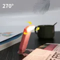 Book Light Brightness Adjustable for Eye-Protection USB Rechargeable LED Clip on Portable Bookmark Light for Reading in Bed Car. 