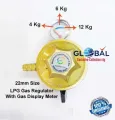 LPG (22mm)gas regulator whit meter display (havy duty). 