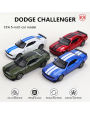 MSZ 5-inch alloy car model Dodge Challenger rebound function static model alloy die-casting car model collection toy.
