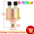 AD Universal Oil Pressure Sensor 1/8NPT 10mm 0-5BAR 0-10BAR for Oil Press Gauge Sender Switch Sending Unit Diesel Generator Part. 