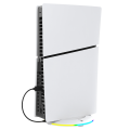 RGB Vertical Stand with Anti-Slip Pad LED Base Gaming Stand Stable Console Base Bracket for PS5 Slim Disc/Digital Version. 