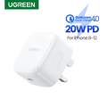 UGREEN 20W Type-C PD Fast Charging Adapter – CD137 - 60451. 