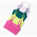 Suspenders Yoga Tank Tops for Fitness Naked Feel Sport Bra Gym Vest Women Camisole Workout Underwear Sportswear Outfit. 