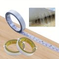 Steel Adhesive Tape Measure, Imperial and Metric Scale Ruler Sticker, Left To Right Reading Self-Adhesive Measuring Tape. 