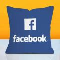 Emoji Decorate Facebook Cushion17.7 Inch Soft Compostable With Pillow. 