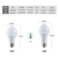PIR Motion sensor bulb LED lamp automatic on off bulb body detect on off pir sensor bulb led 220v110v 12w18w  home living lighting 220 E27. 