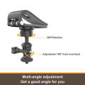 Quick Clip Mount with Universal Ball J Hook Compatible for  Hero 12 11 10 9 8 7 6 5 Black, Osmo Action 3,AKASO and More. 
