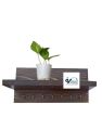 wood Key Holder With 1 Shulf & 7 Hooks. 