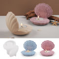 Scallop Storage Tray Silicone Mold DIY Shell Starfish Resin Plaster Trinkets Dish Casting Molds Conch Cup Gypsum Concrete Molds.