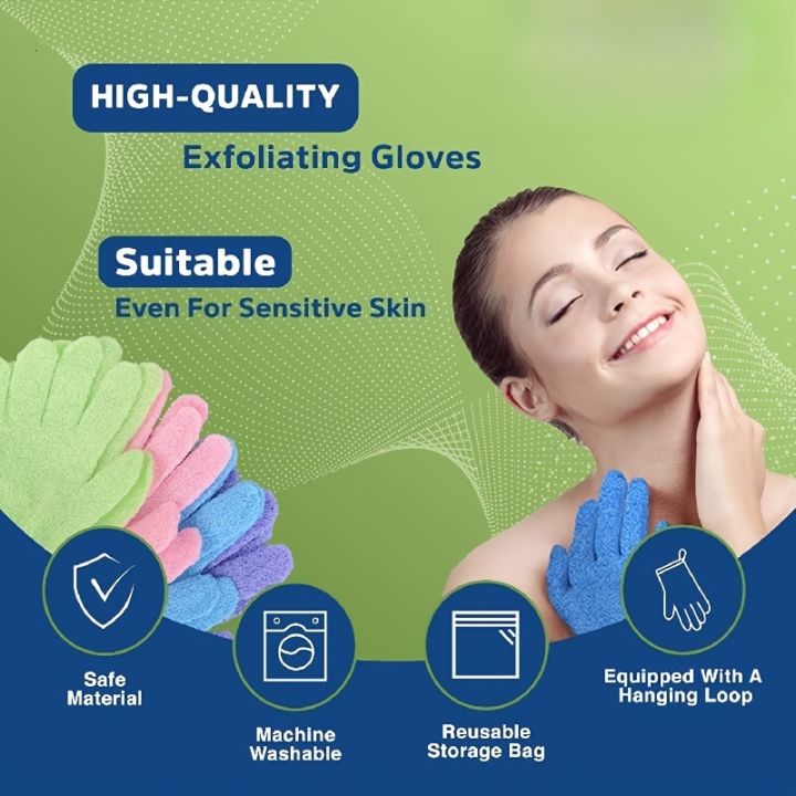 1-10pcs%20Colourful%20Exfoliating%20Gloves,%20Bath%20Gloves%20For%20Shower,%20Double%20Sided%20Exfoliating%20Gloves,%20For%20Spa,%20Massage%20And%20Body%20Scrubs%20-%20Image%204