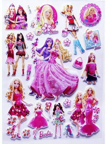 (pack%20of%203%20sheets)Barbie%20stickers%20For%20girls%20win%20Free%20gift%20own%20choice%20in%208%20hundred%20to%209%20hundred%20order%20-%20Image%209
