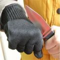 1 Pair Cutproof Protective Gloves Stainless Steel Wire Cut Resistant Bird Training Anti-Bite Work Safety Gloves Level 5 HPPE. 