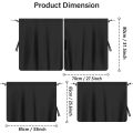 Car Privacy Curtains Set Air Conditioning Divider Curtain Front And Rear Seats & Side Windows UV Protection Sun Shade Isolation.