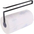Metal Kitchen Tissue Paper Holder Under Cabinet Rack Towel Hanging Roll Holder Compact Space-Saving Design with Durable Construction and Stylish Look. 