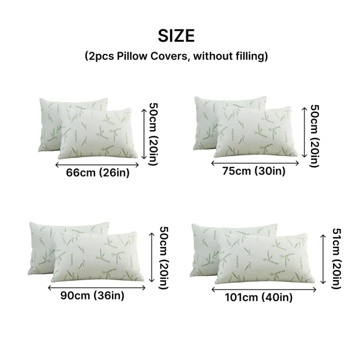 2pcs%20Waterproof%20Bamboo%20Pillowcases%20(Without%20Core),%20Cooling%20&%20Soft%20&%20Anti-bacterial%20Pillow%20Protectors%20With%20Zipper%20Pillow%20Cover%20-%20Image%202