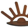 Creative Wooden Jewelry Display Stand Rings Holder Handcrafted Organizer for Necklaces Earrings Home Decor Gift. 