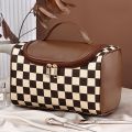 Cute PU Makeup Bag For Women Toiletries Organizer Waterproof Travel Make Up Pouch Female Large Capacity Portable Cosmetic Case.