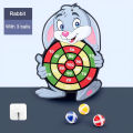 Educational Games Dart Board Baby Toy Stickey Ball Dart Indoor Sports Child Montessori Games for Children 3 to 7 Years.