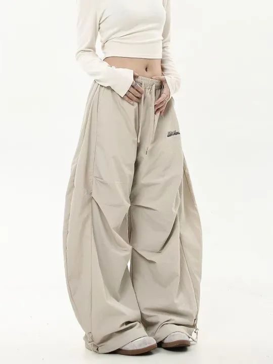 Casual%20Chic%20Sweatpant%20Retro%20Matching%20Oversize%20Women's%20Wide%20Leg%20Pant%20Low%20Waist%20Drawstring%20Lady%20Cargo%20Pants%20Y2K%20Hip%20Hop%20Streetwear%20-%20Image%203