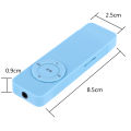 USB In-line Card MP3 player Portable Walkman Mini USB 2.0 Sport U Disk Mp3 Music Player Support Micro TF Card.