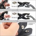 High Quality Metal Snap Buttons Press Plier_9.5mm Metal Sewing Prong Ring Buttons Clip Plier _Diy Button Punch Tool For Baby Clothes_abaya Ring Metal Button Presser Machine Fastener Snap Buttons Kit Tich Button Tool Kit (Homeducts). 