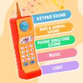 Zest 4 Toyz Musical Mobile Phone Toy for Kids Cellphone | Telephone | Light & Sound | Educational Toys for Kids Baby Babies - Multicolor (Battery Included. 