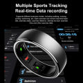 Uhoofit R10 Smart Ring with Charging Dock Men Women Health Sleep Heart Rate Monitoring IP68 & 5ATM Waterproof Multi-sport Mode.